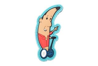 Violent Little Machine Shop Mr. Banana Grabber Morale Patch is a colorful PVC rubber patch